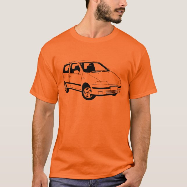 Fiat Punto GT Turbo T-tröja Tee Shirt (Framsida)
