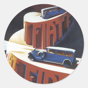 Fiat Runt Klistermärke
