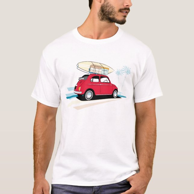 Fiat skjorta för 500 T Tröja (Framsida)