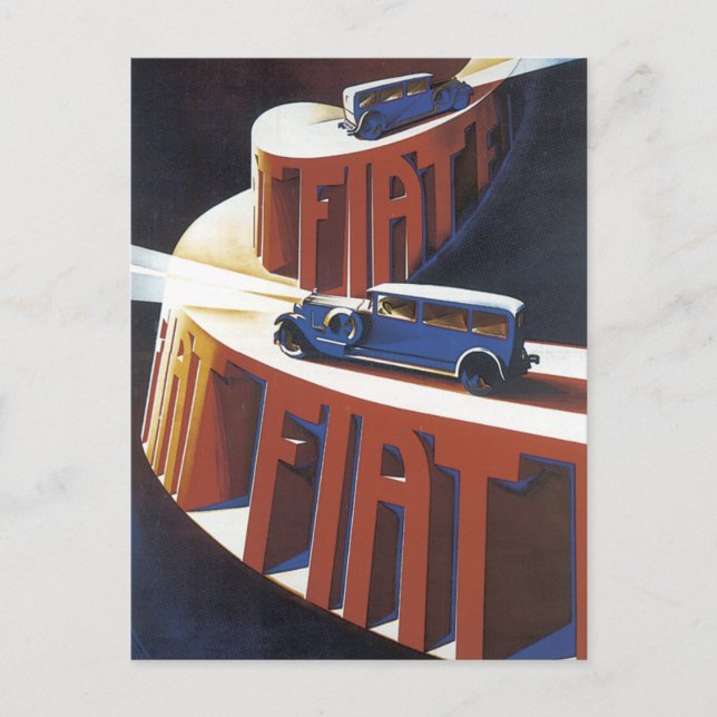 Fiat Vykort (Framsida)