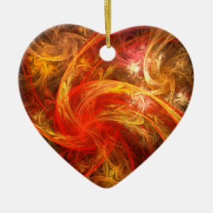 Fiåterm Nova Abstrakt Art Heart Ornament