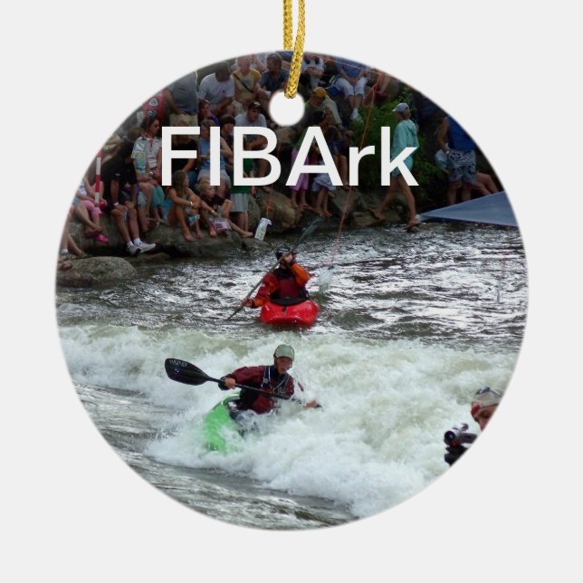 FIBArk prydnad Julgransprydnad Keramik (Framsidan)