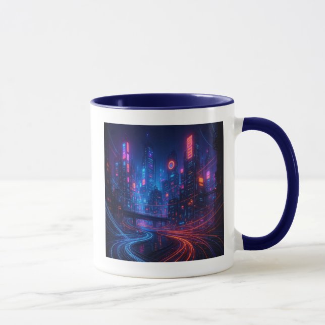Fiber Optic Cityscape Mugg (Höger)