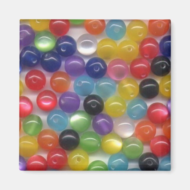 Fiber Optic Pärlor Magnet (Framsidan)