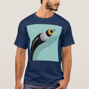 Fiberoptisk kabel t shirt