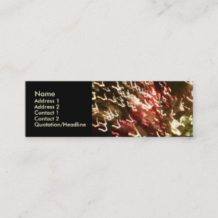 Fiberoptisk Roligt - 02 Mini Visitkort