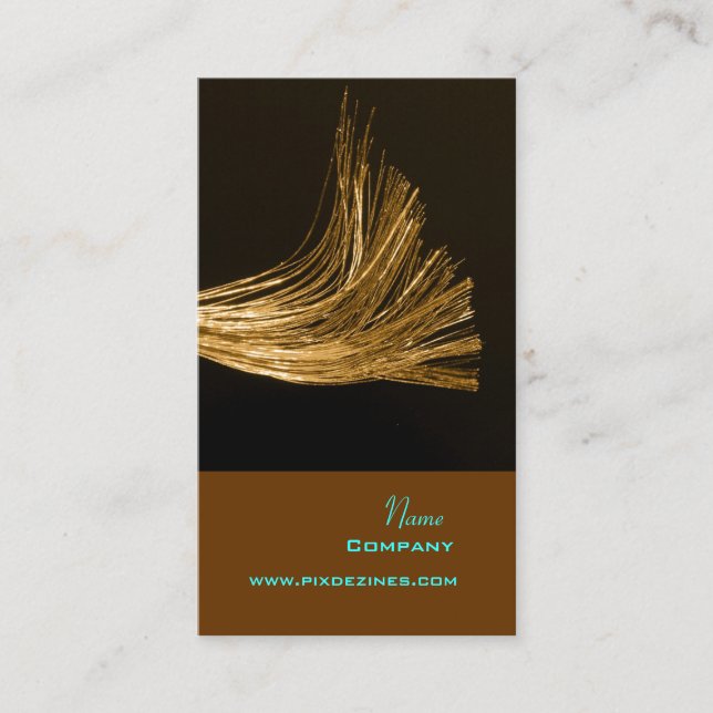 Fiberoptiska ~ hi tech visitkort (Framsida)