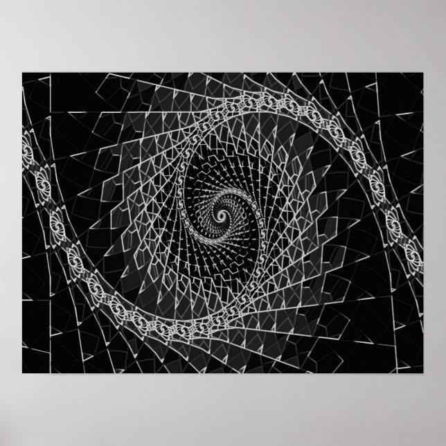 Fibonacci Black, Poster (Framsidan)