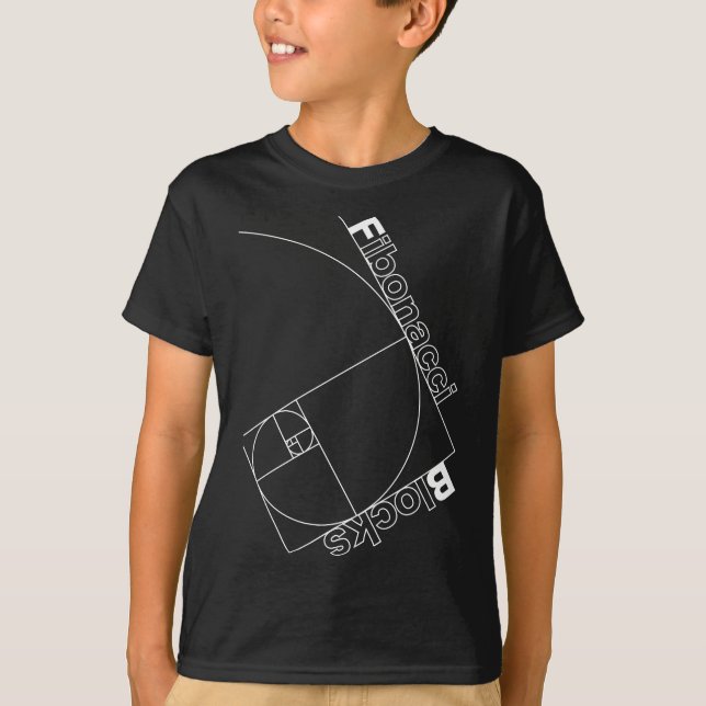 Fibonacci_Blocks T Shirt (Framsida)