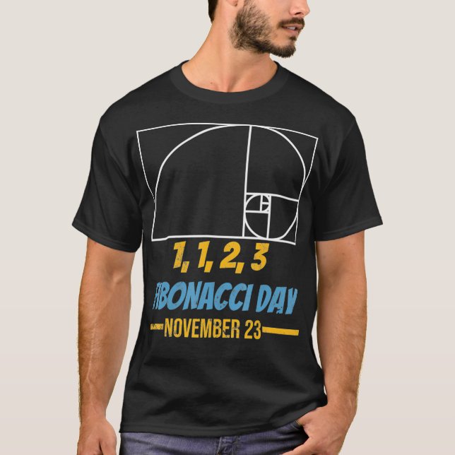 Fibonacci-dag 1 1 2 3 Lärare i finansvärlden T Shirt (Framsida)