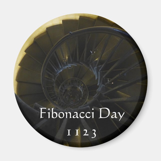 Fibonacci Day Magnet (Framsidan)