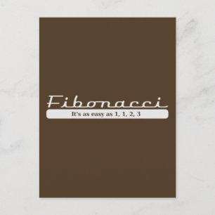 fibonacci... Det är lika enkelt som 1, 1, 2, 3 Vykort