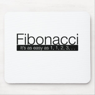 Fibonacci - det är så lätt som 1, 2, 3. musmatta