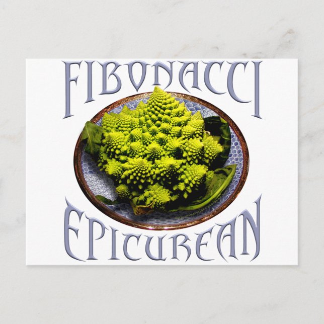 Fibonacci Epicurean Vykort (Framsida)