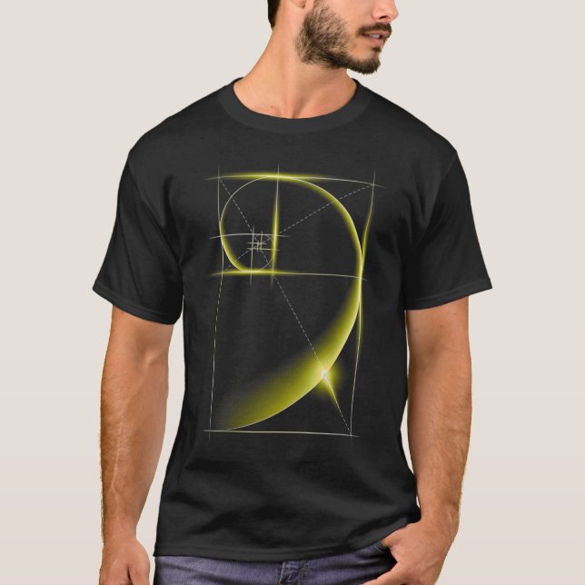 Fibonacci Golden Ratio T Shirt (Framsida)