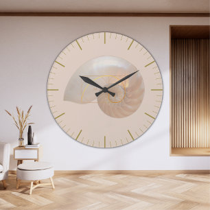 Fibonacci Golden Ration Helig Geometry Art Large Stor Klocka