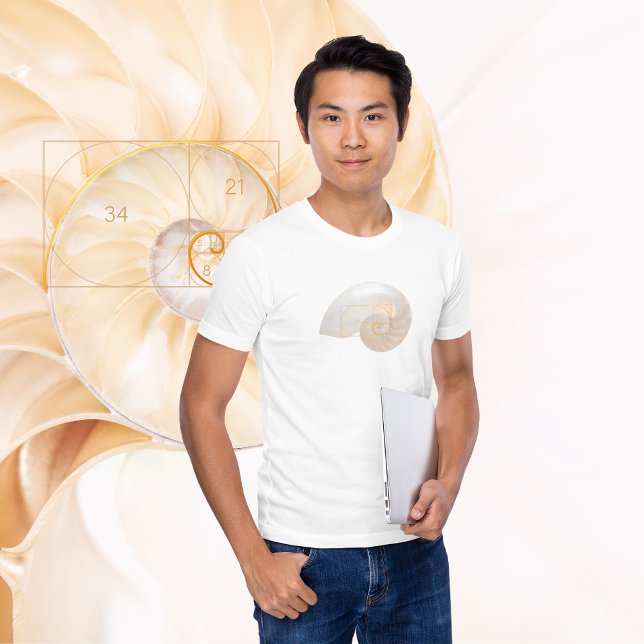 Fibonacci Golden Ration Helig Geometry Art T Shirt (Skapare uppladdad)