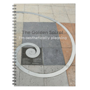 Fibonacci Golden Spiral Anteckningsbok