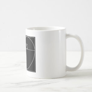 Fibonacci hjärta kaffemugg