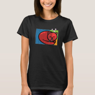 Fibonacci Katt eller Gyllene Snittet och Spiral el T Shirt