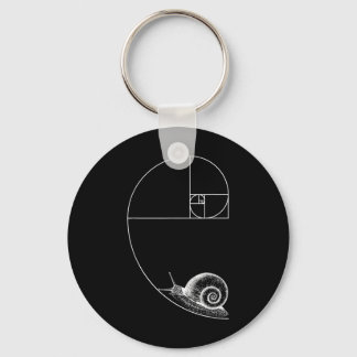 Fibonacci med Snigel matematik Math Teacher Geom Nyckelring