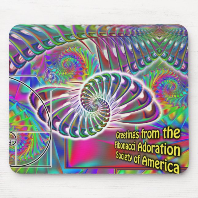 Fibonacci Mousepad Musmatta (Framsidan)