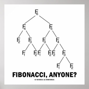 Fibonacci någon? (Fibonacci galler) Poster