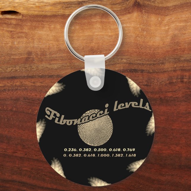 Fibonacci-nummer för näringsidkare nyckelring (Framsida)