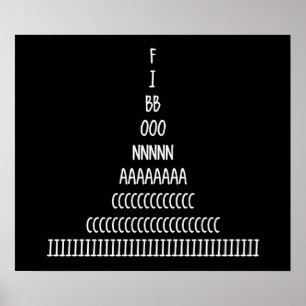 Fibonacci ordnar poster