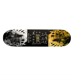 Fibonacci ordnar skateboard bräda 19,5 cm