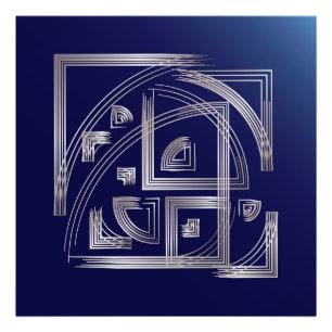 Fibonacci puzzle fototryck