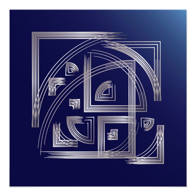 Fibonacci puzzle fototryck (Framsidan)