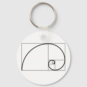 Fibonacci Ratio Nyckelring