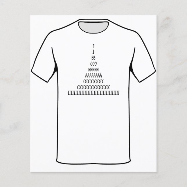 Fibonacci Sequence Flygblad (Framsidan)