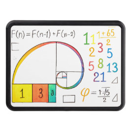 Fibonacci Sequence & Golden Ratio Art Print Dragkroksskydd