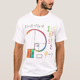 Fibonacci Sequence & Golden Ratio Math T-Shirt