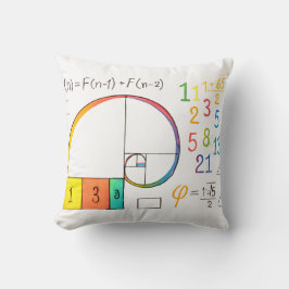 Fibonacci Sequence Math Pillow Kudde