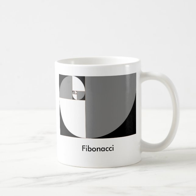 fibonacci_sinistrogira Fibonacci Kaffemugg (Höger)