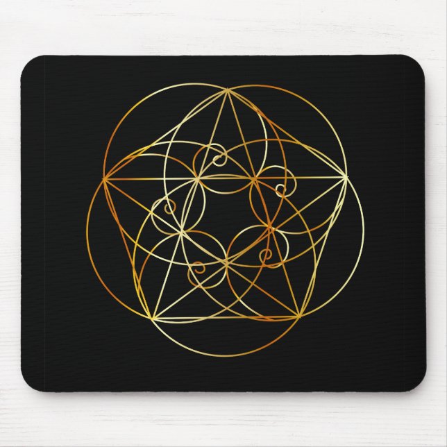 Fibonacci spiral den sakrala geometrin musmatta (Framsidan)