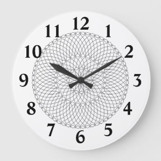 Fibonacci Spiral Loops Stor Klocka