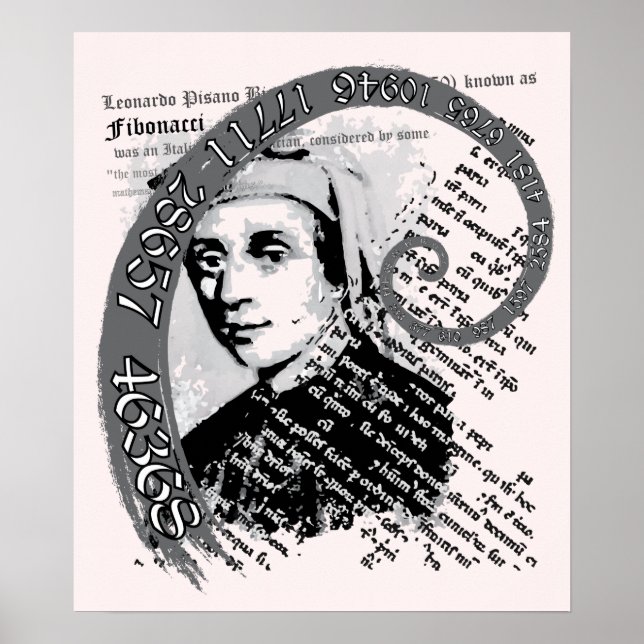 Fibonacci Spiral Poster (Framsidan)