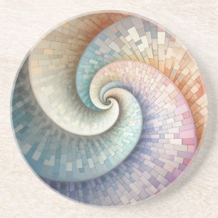 Fibonacci Spiral Sandstone Underlägg