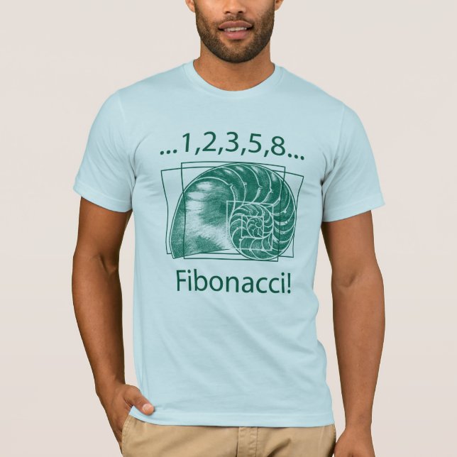 Fibonacci T Shirt (Framsida)