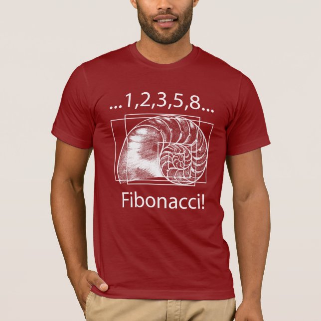 Fibonacci! Tee Shirt (Framsida)