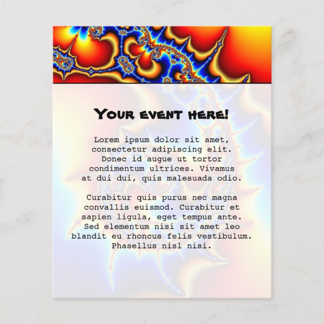 Fibonaccispikeral Flygblad (Framsidan)