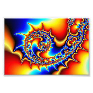 Fibonaccispikeral Fototryck