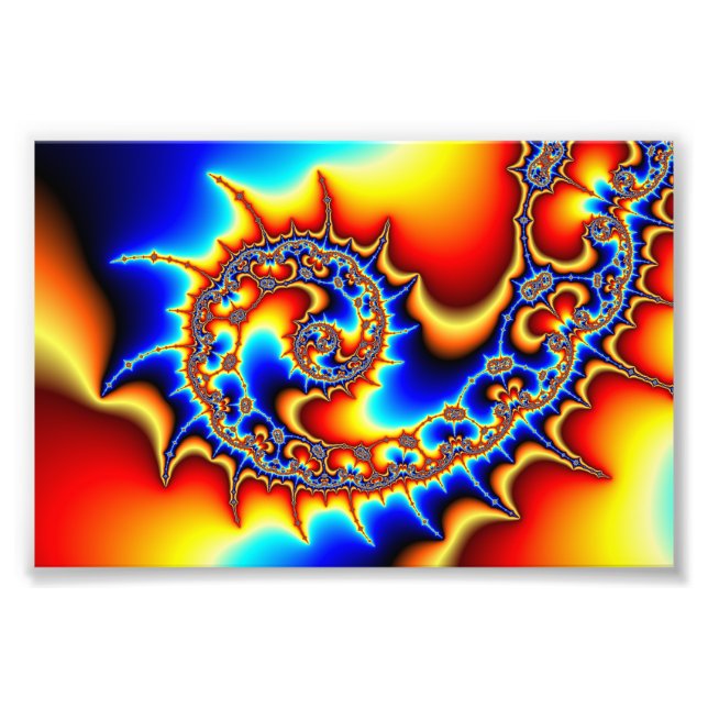 Fibonaccispikeral Fototryck (Framsidan)