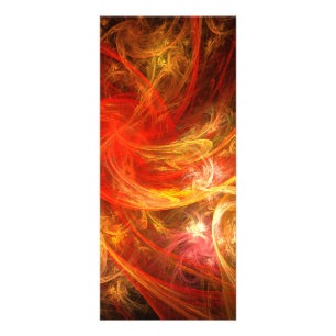 Fibre Abstrakt Art Rack-kort Reklamkort