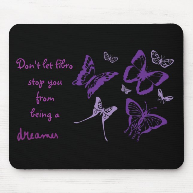 Fibro dröm- mousepad musmatta (Framsidan)