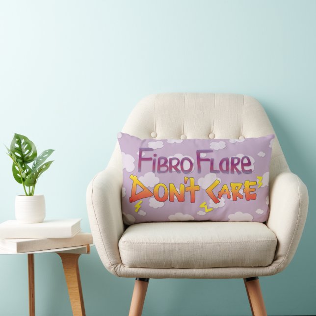 Fibro Flare bryr sig inte Lumbarkudde (Stol)